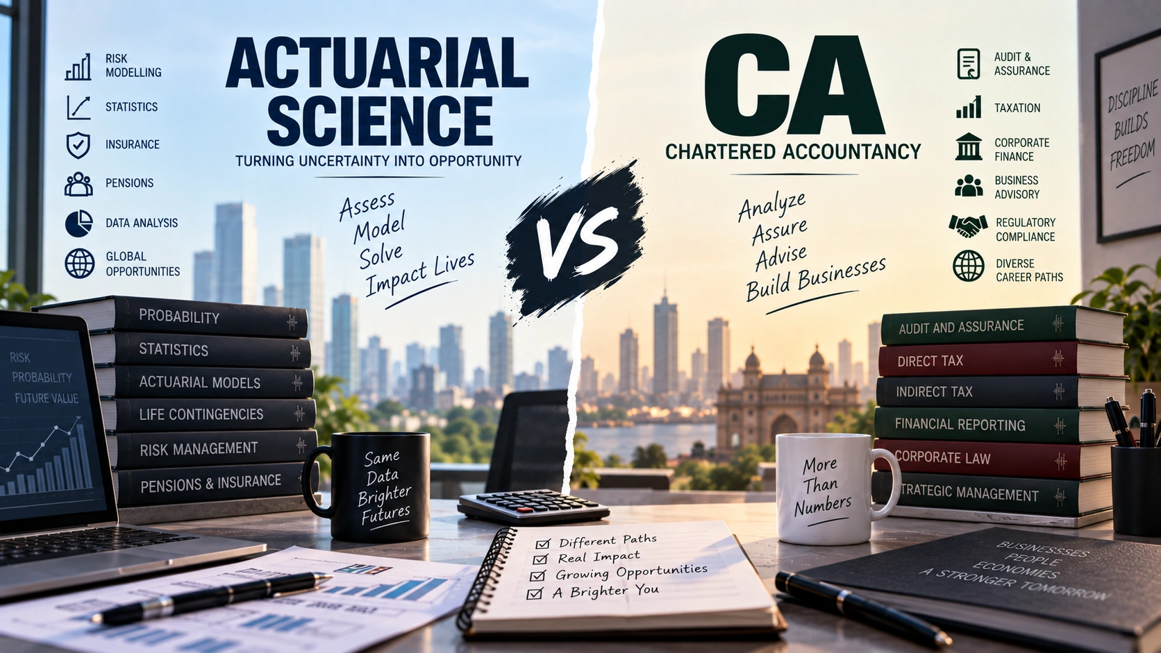Actuarial Science vs CA: The Real Decision Frame (2026)