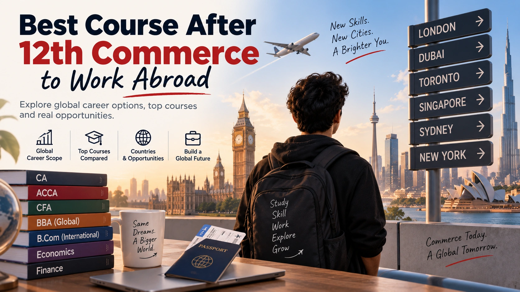 Best Course After 12th Commerce to Work Abroad cover image