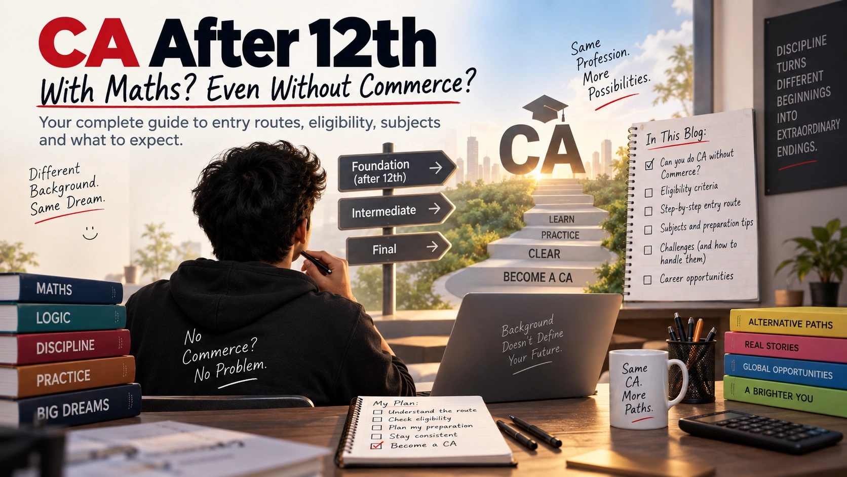 CA After 12th Maths or Science: The Real Entry Route cover image