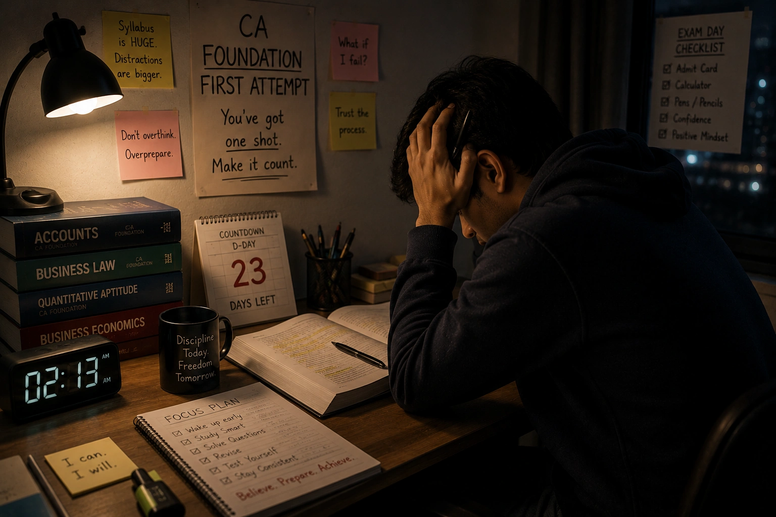 CA Foundation First Attempt Fear: What It Feels Like