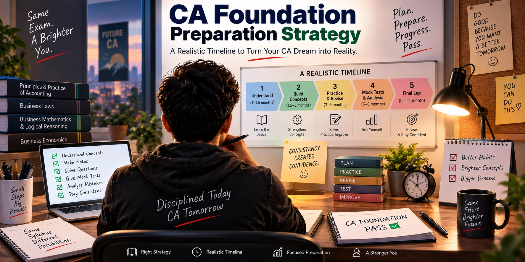 CA Foundation Preparation Strategy: A Realistic Timeline cover image