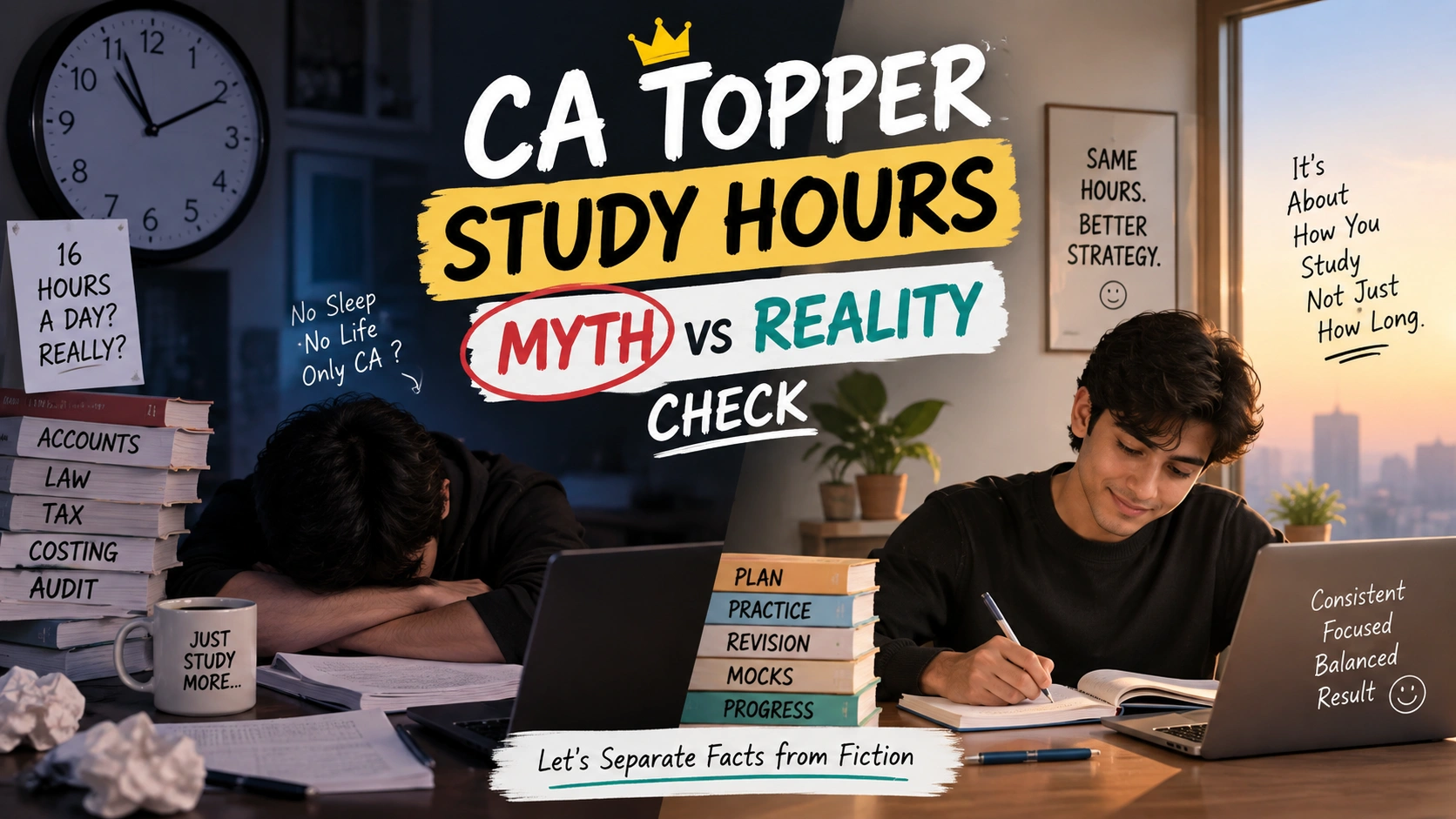 How Many Hours Do CA Toppers Actually Study? The Honest Answer cover image