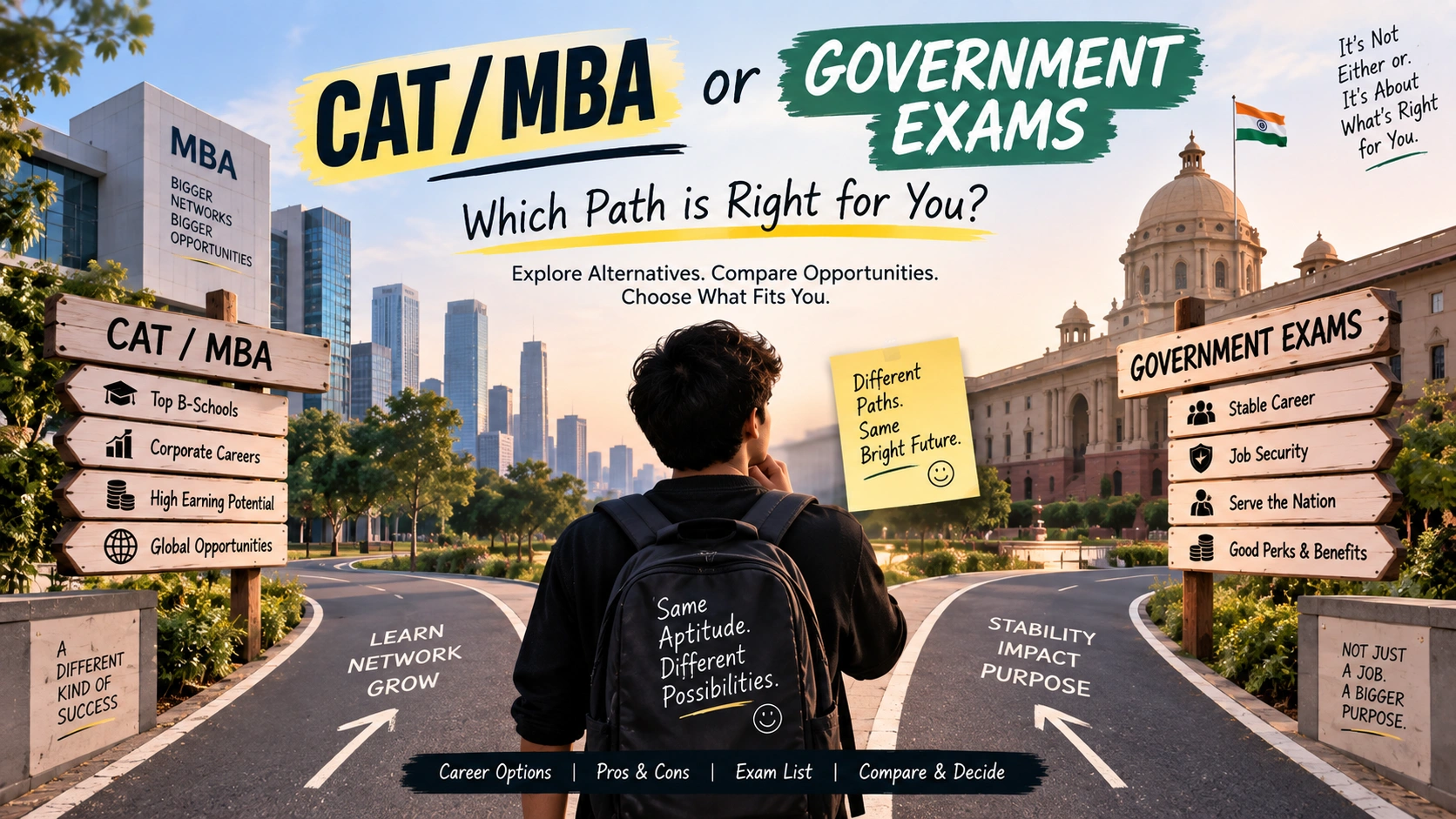 CAT/MBA as an Alternative to Government Exams: An Honest Look cover image