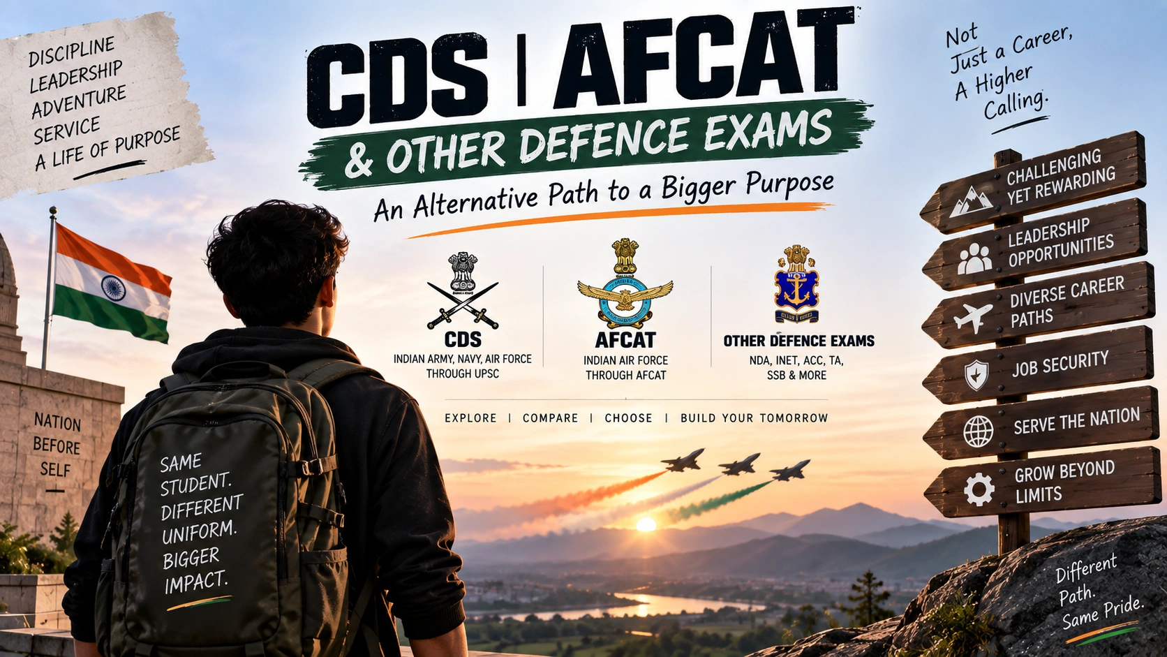 CDS & AFCAT: A Defence Career Path Beyond CA and UPSC cover image
