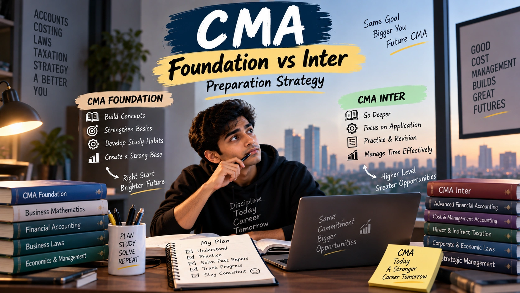CMA Foundation and Inter Preparation Strategy (Syllabus 2022) cover image