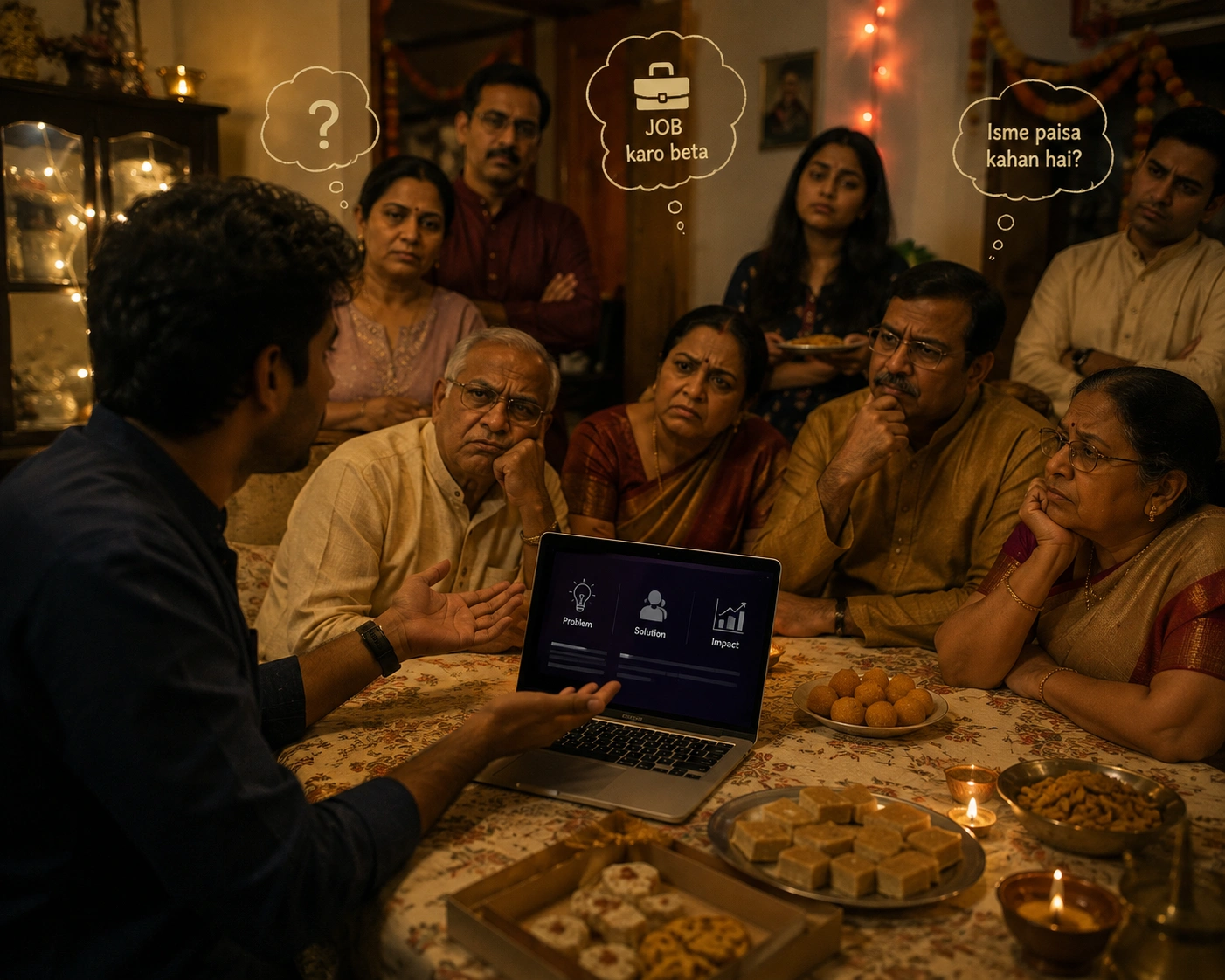 Explaining Your Startup to Relatives at Diwali