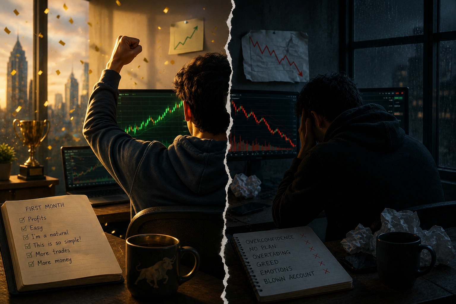 Your First Month of Trading Felt Easy. Thats the Warning Sign. cover image