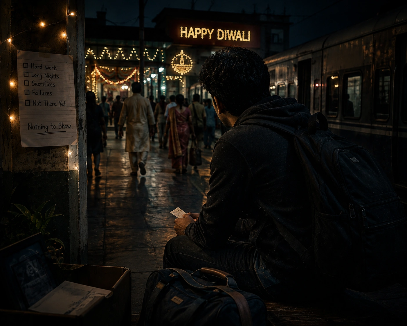 Going Home for Diwali With Nothing to Show