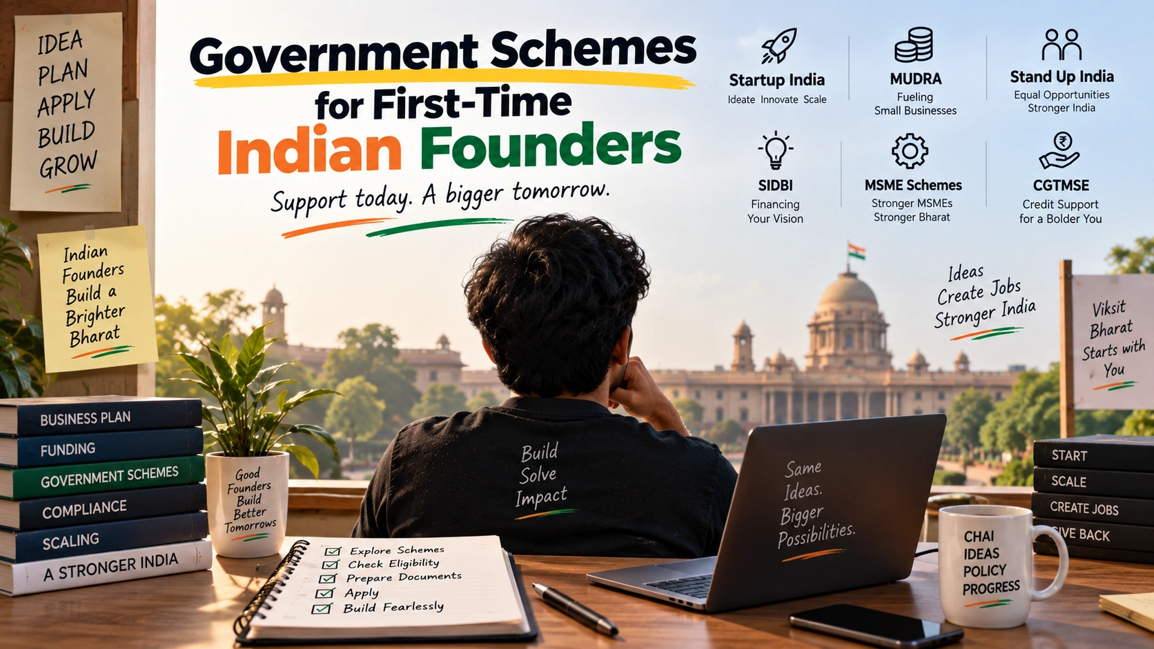 Government Schemes for First-Time Indian Founders (2026) cover image