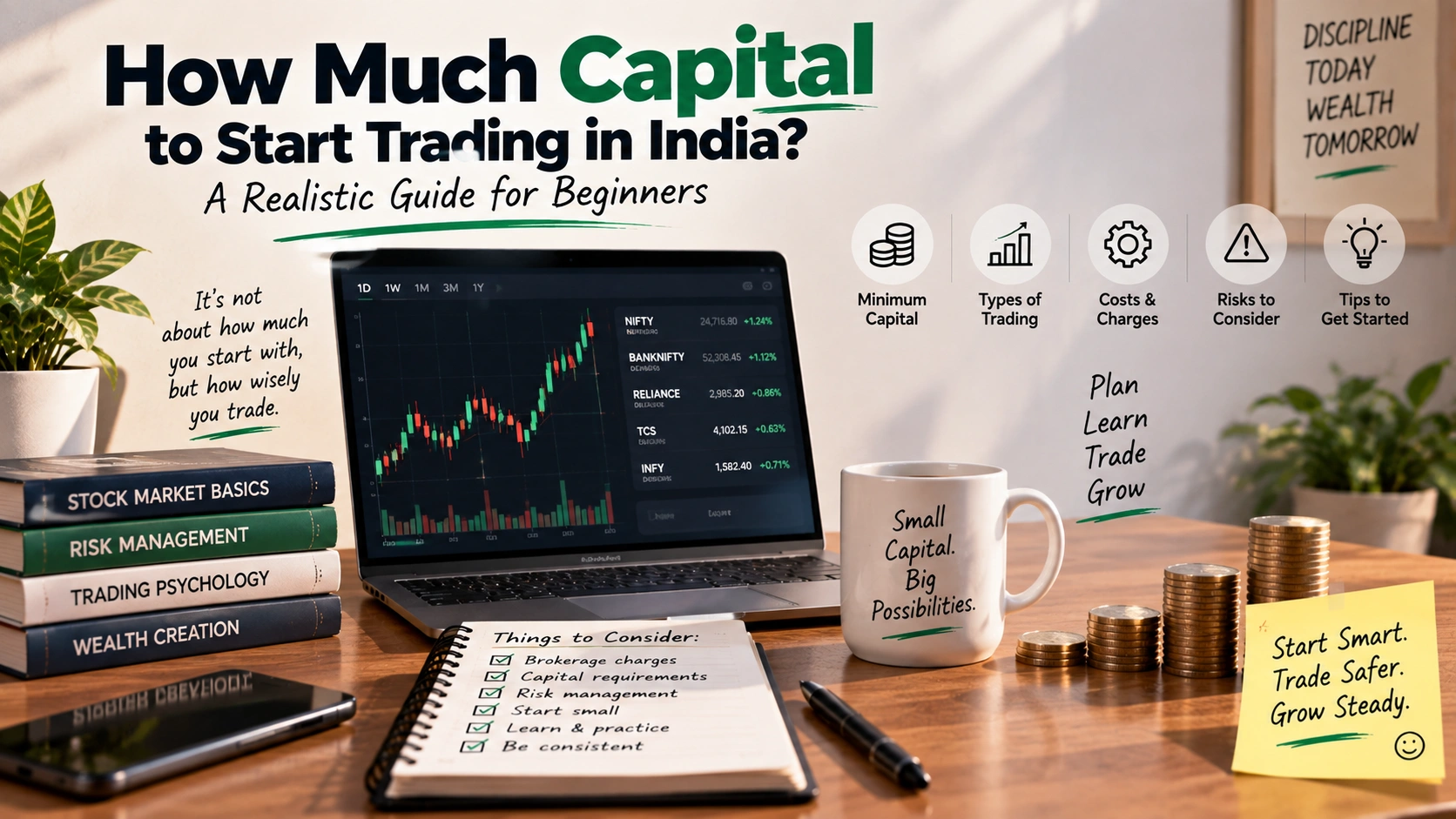 How Much Capital to Start Trading in India (2026) cover image