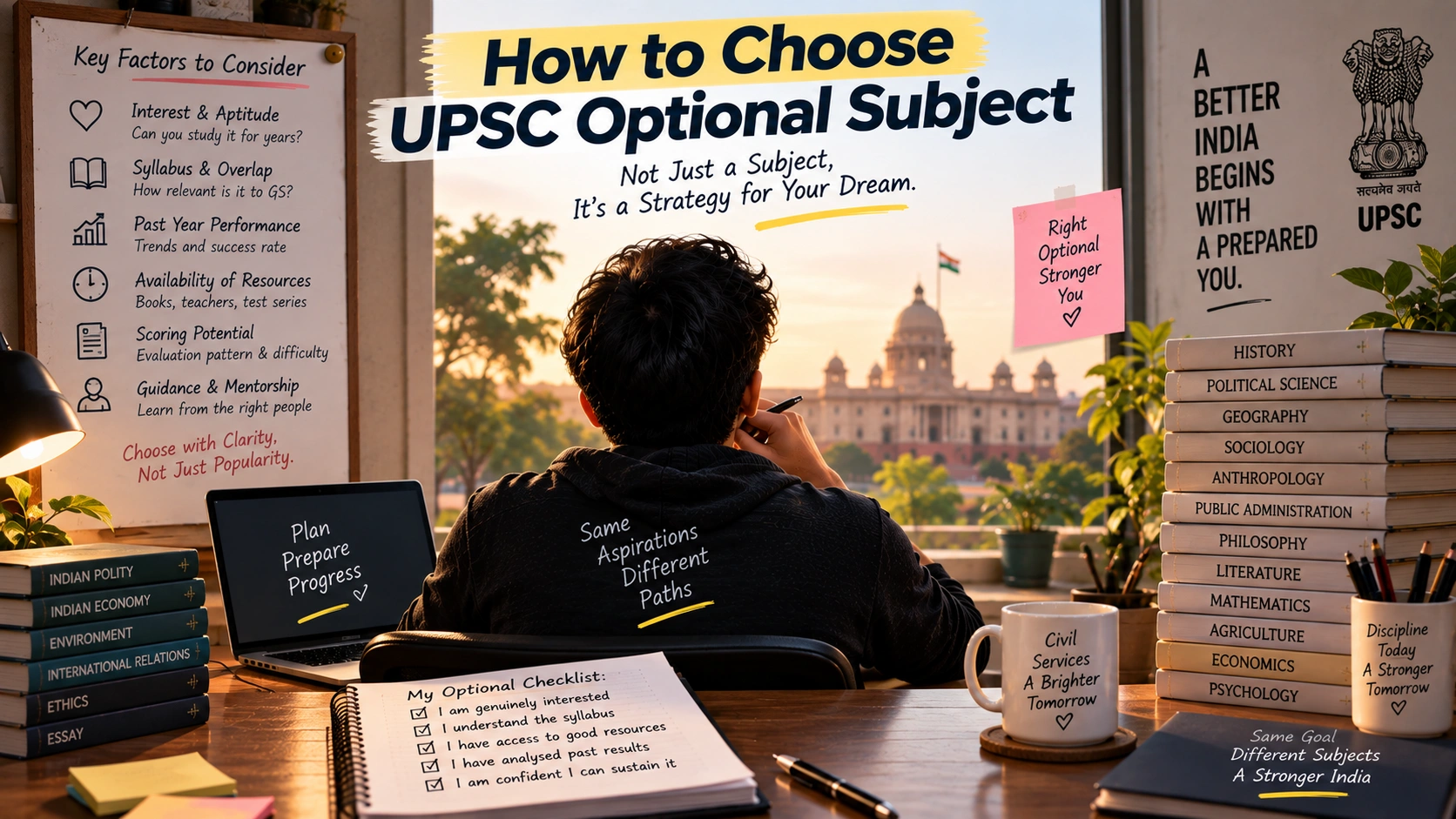 How to Choose Your UPSC Optional Subject: A Decision Framework cover image