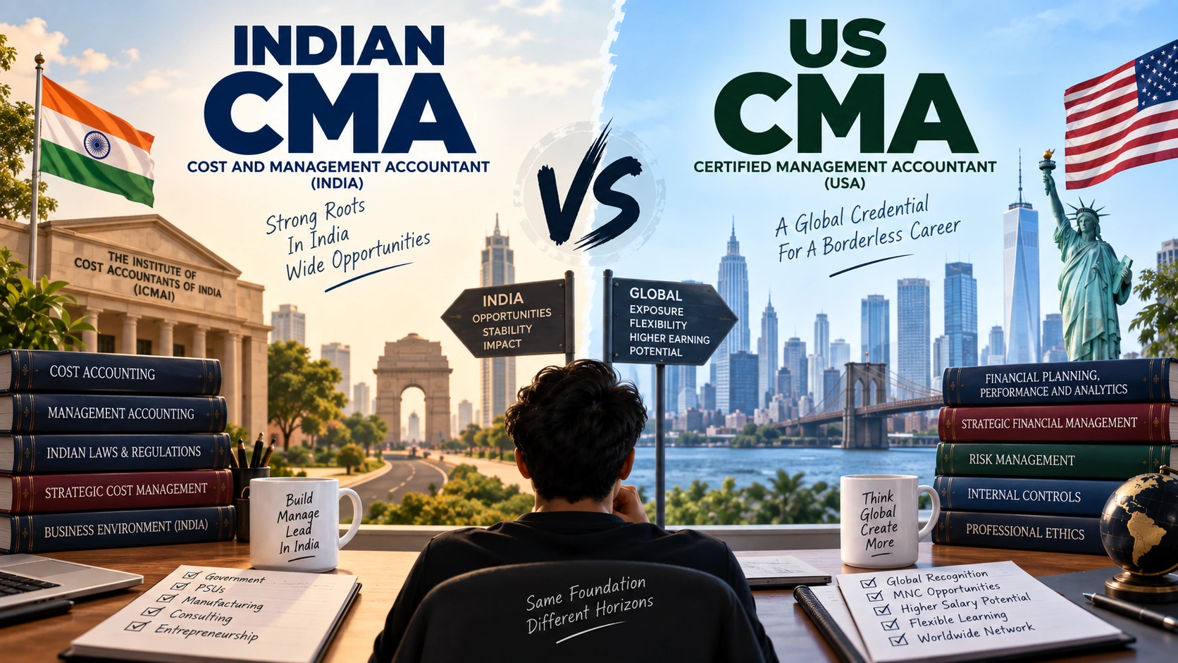 Indian CMA vs US CMA: Same Name, Different Institute (2026)