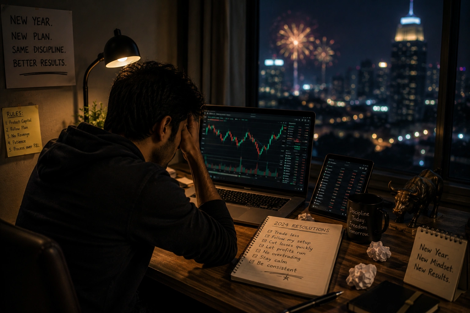 New Year Trading Resolutions Meet Market Reality