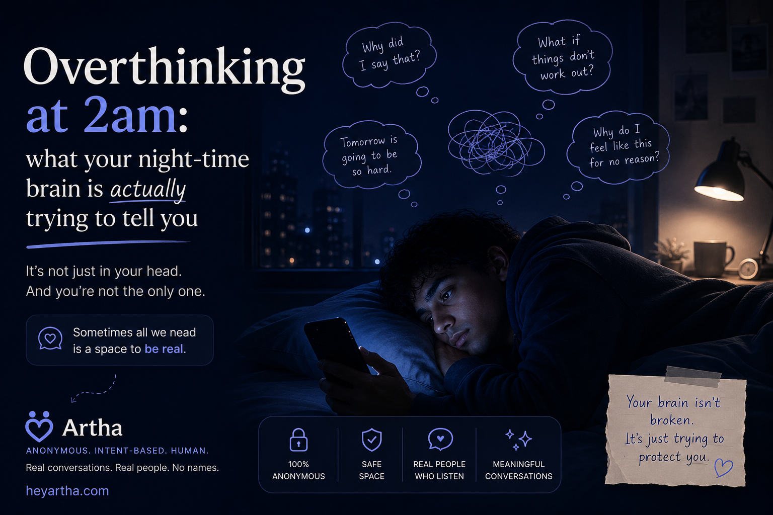 Overthinking at 2am? What Your Night Brain Is Telling You