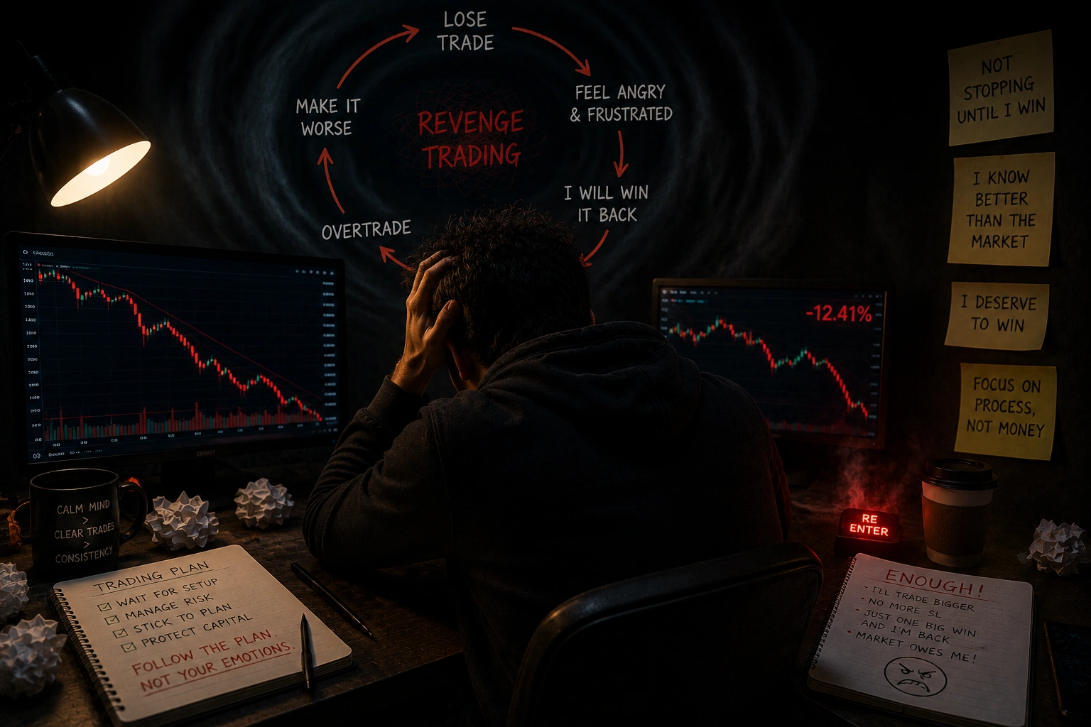 Revenge Trading — Why You Cant Stop After a Big Loss cover image