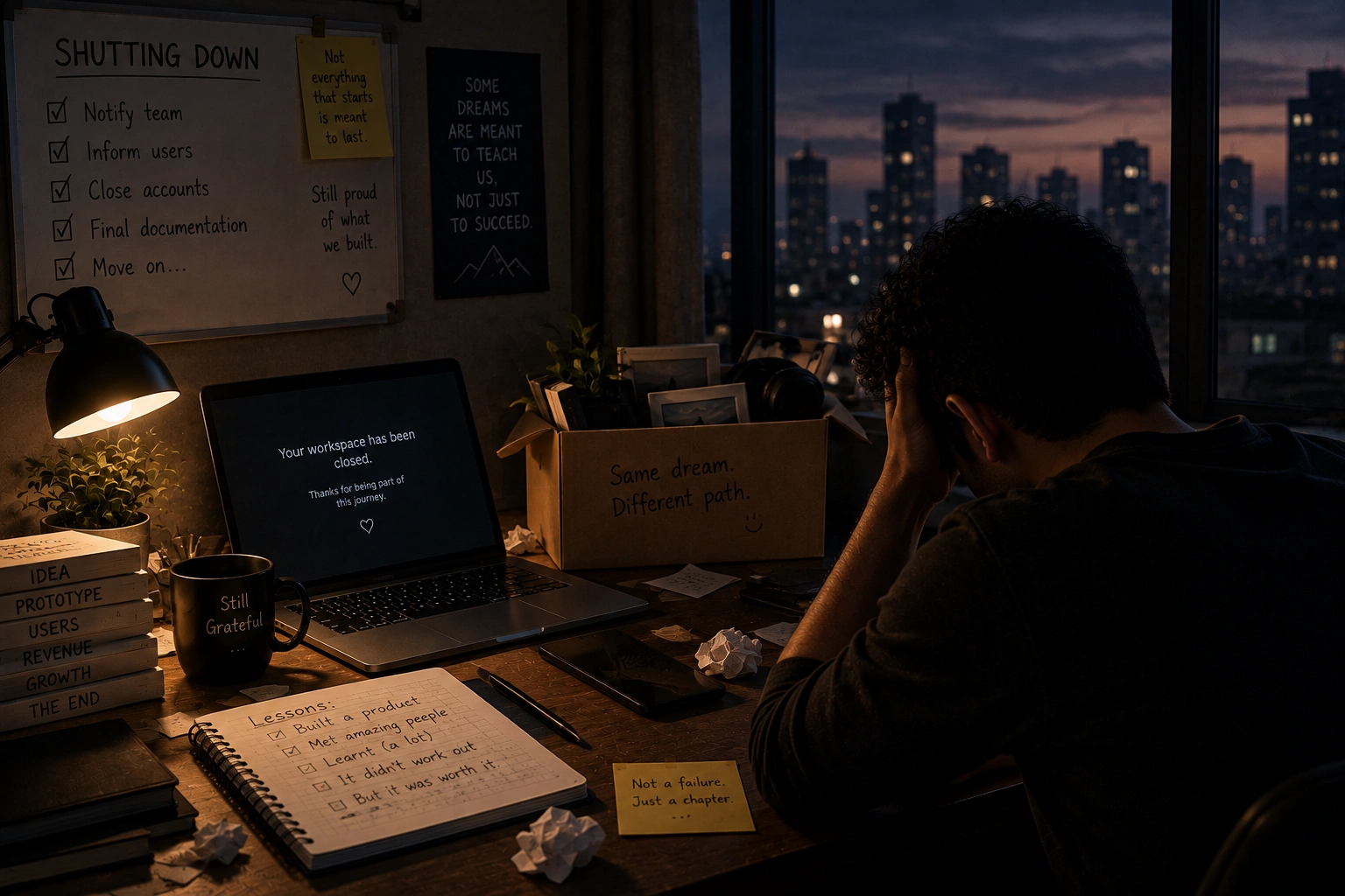 Shutting Down Your Startup: The Part No Founder Posts About cover image