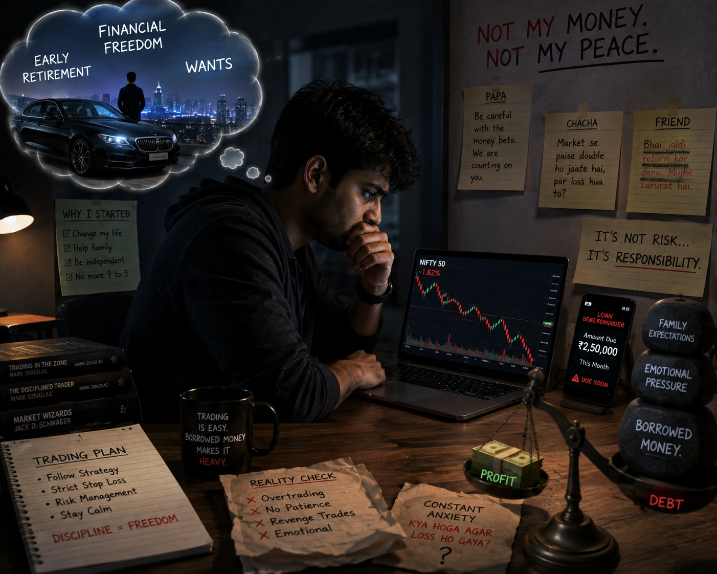 The Psychology of Trading With Money You Dont Have cover image