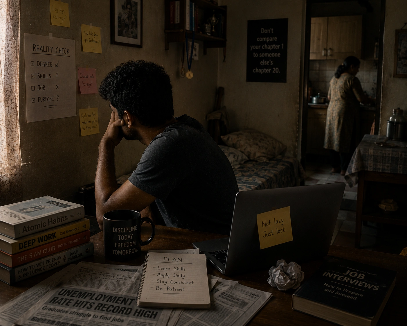 Unemployed Graduate Living at Home: The Shame