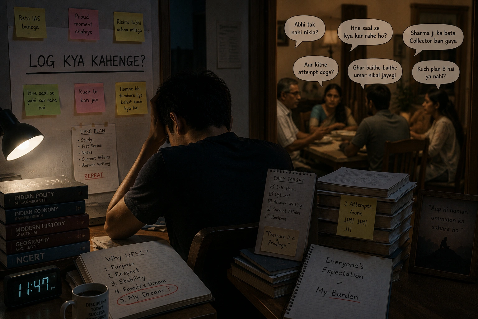 UPSC, Family Expectations, and the Weight of What Will People Say cover image