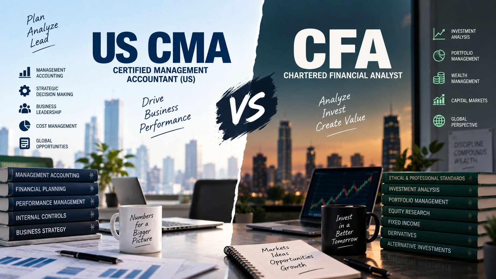 US CMA vs CFA: Inside the Business or Facing the Market