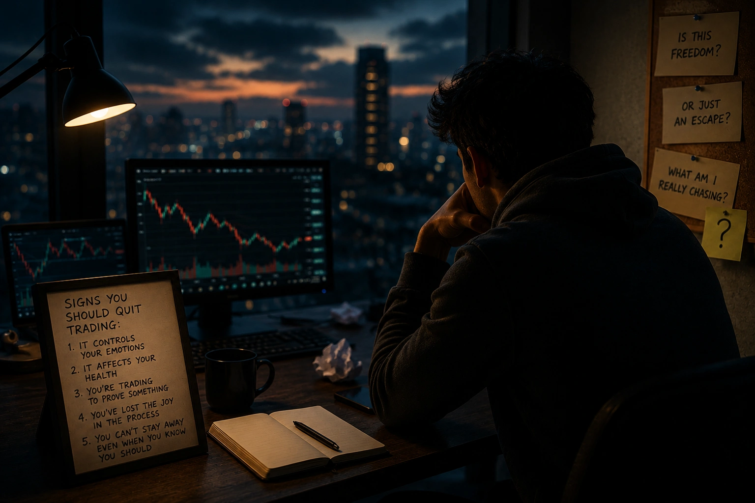 When to Quit Trading — The Honest Signs, Not the Motivational Version cover image